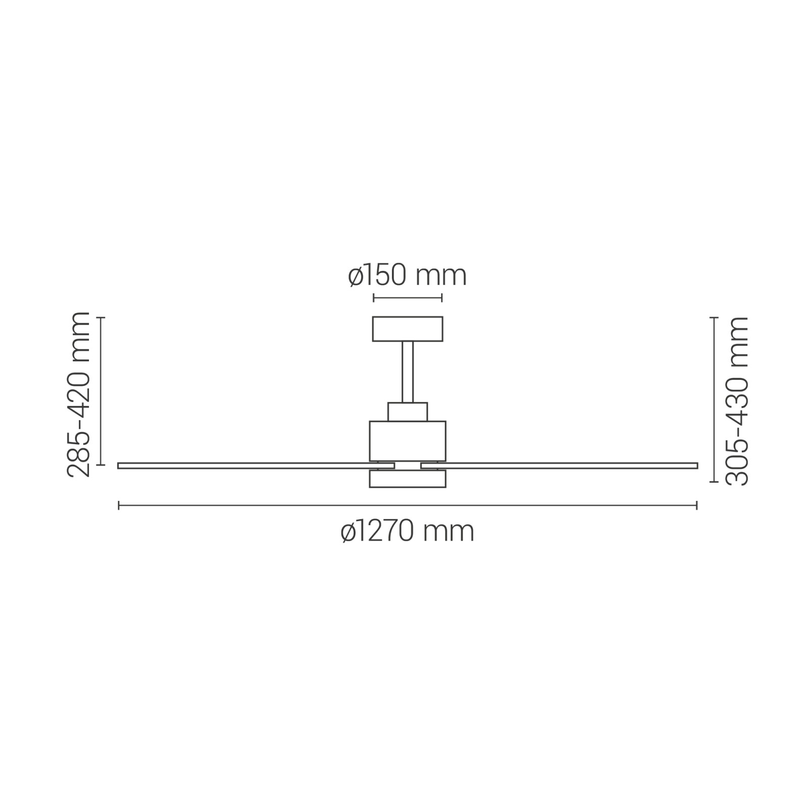 Sulion Ventilador De Techo ANNE Marrón Palas De NATURAL PINE WOOD Clara Sulion