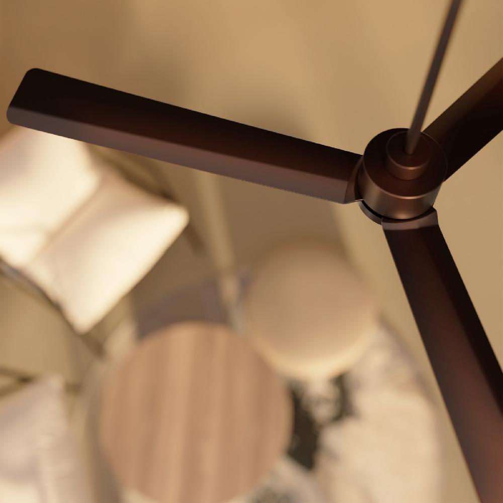 Sulion Ventilador De Techo ANNE XL Marrón óxido Con Luz - Sulion