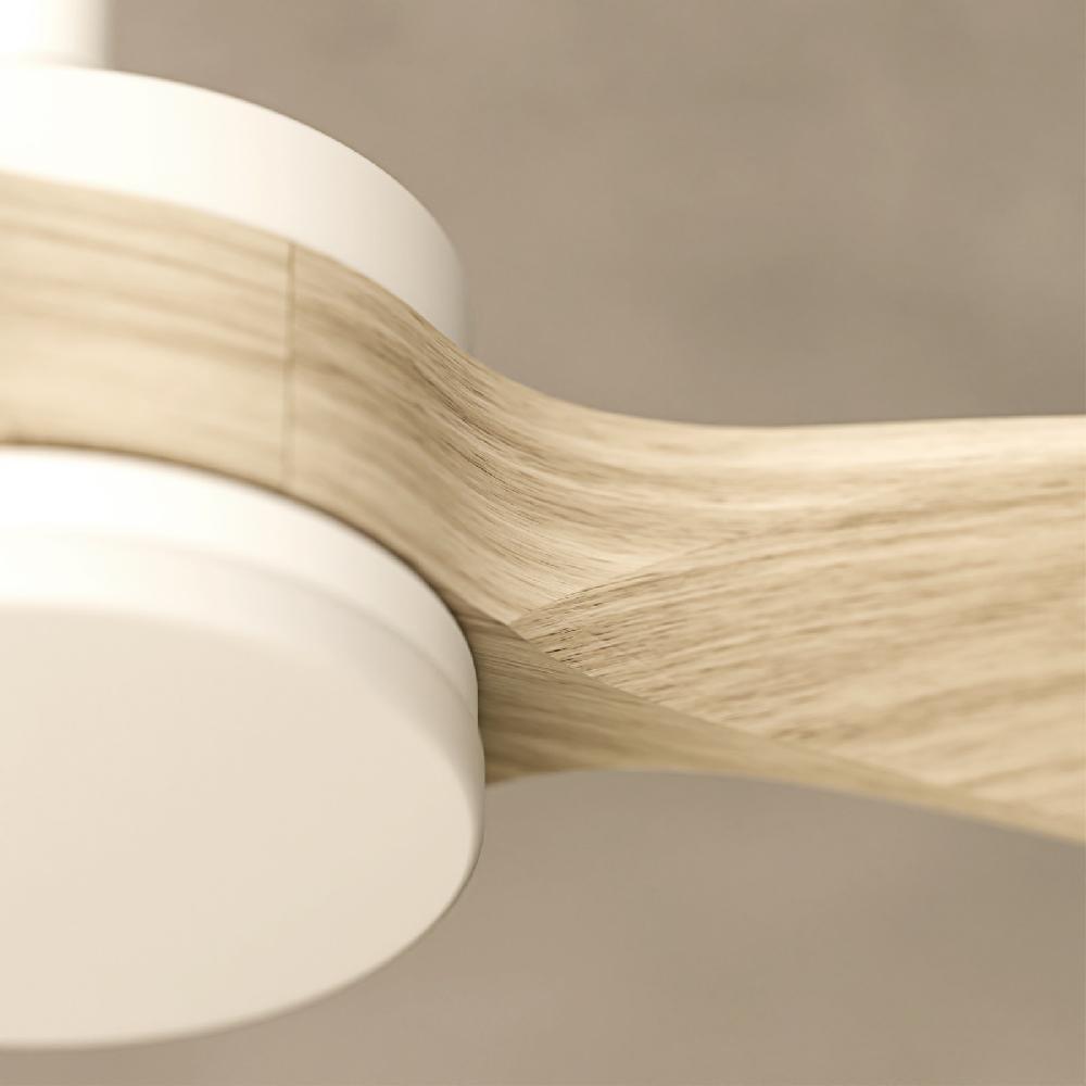 Sulion Ventilador De Techo AVA M Blanco Y Madera Natural - Sulion