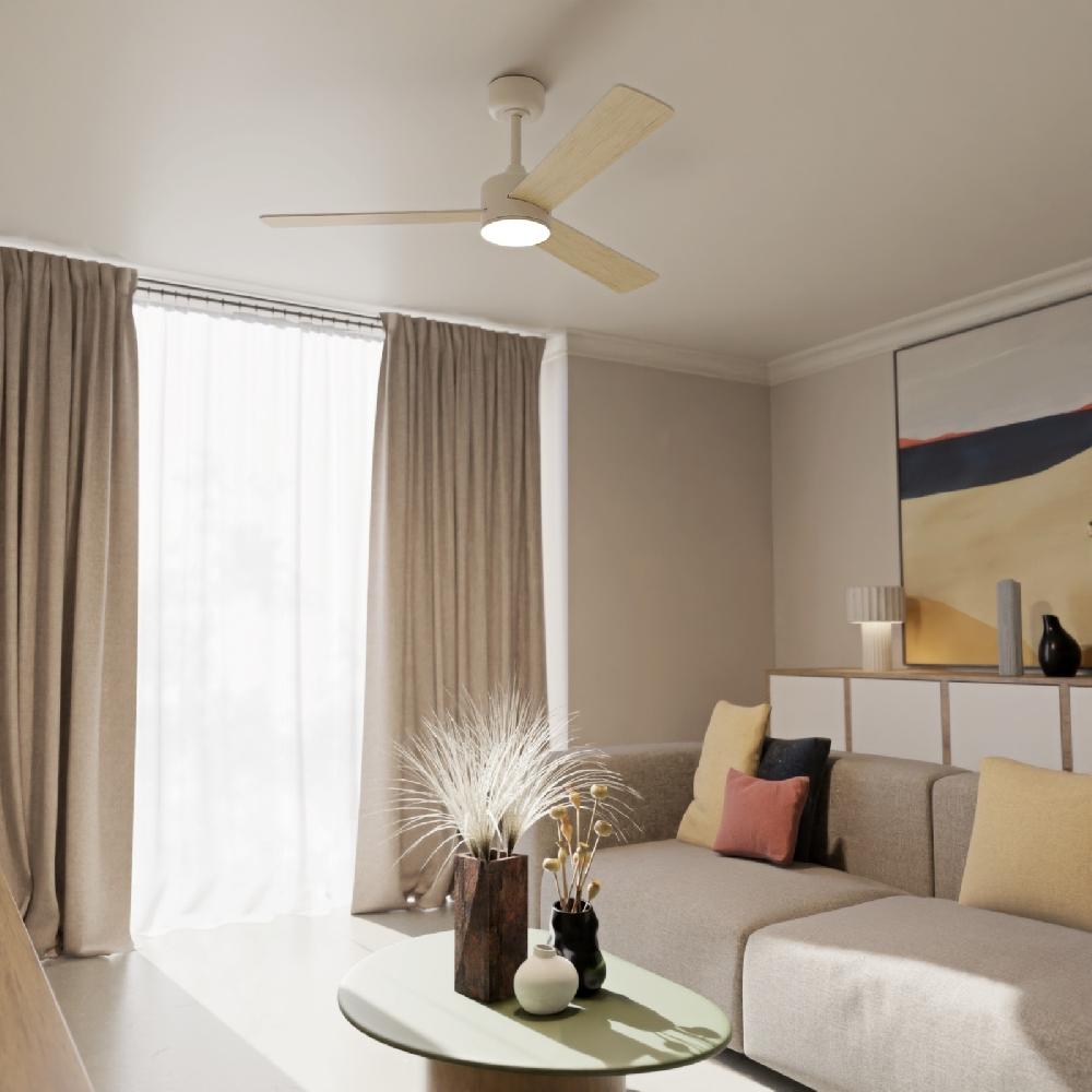 Sulion Ventilador De Techo BALOO EVO L Blanco Y Palas Reversibles - Sulion