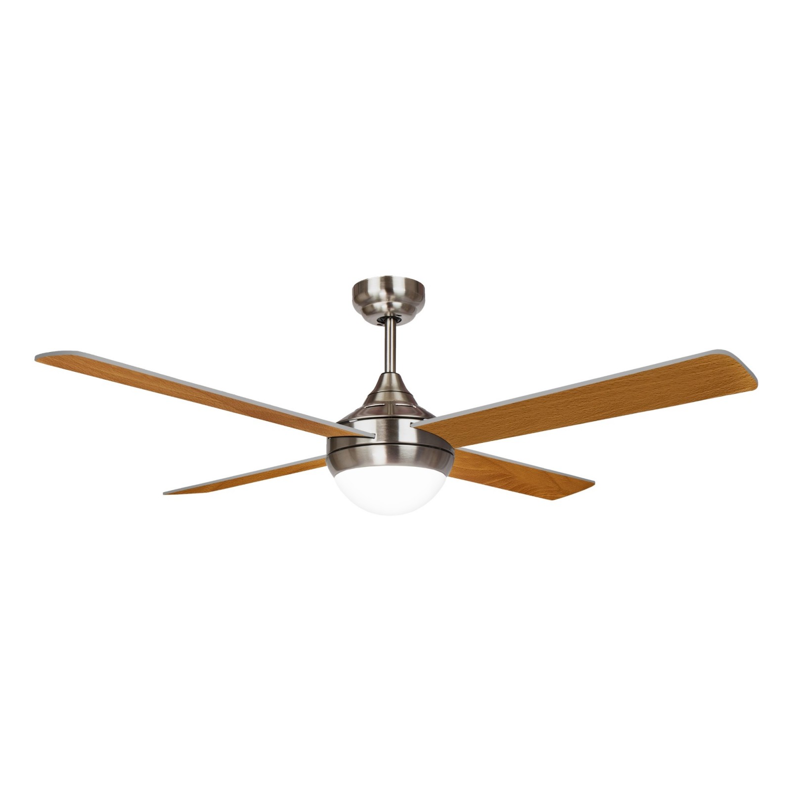 Sulion Ventilador De Techo BALOO Niquel Aspas Reversibles Con Luz - Sulion