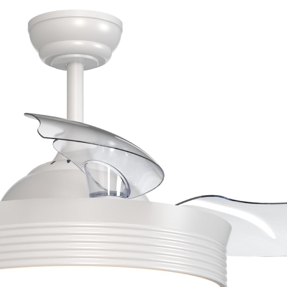 Sulion Ventilador De Techo BOMBAY FIESTA Blanco Con Luz Y Altavoz - Sulion