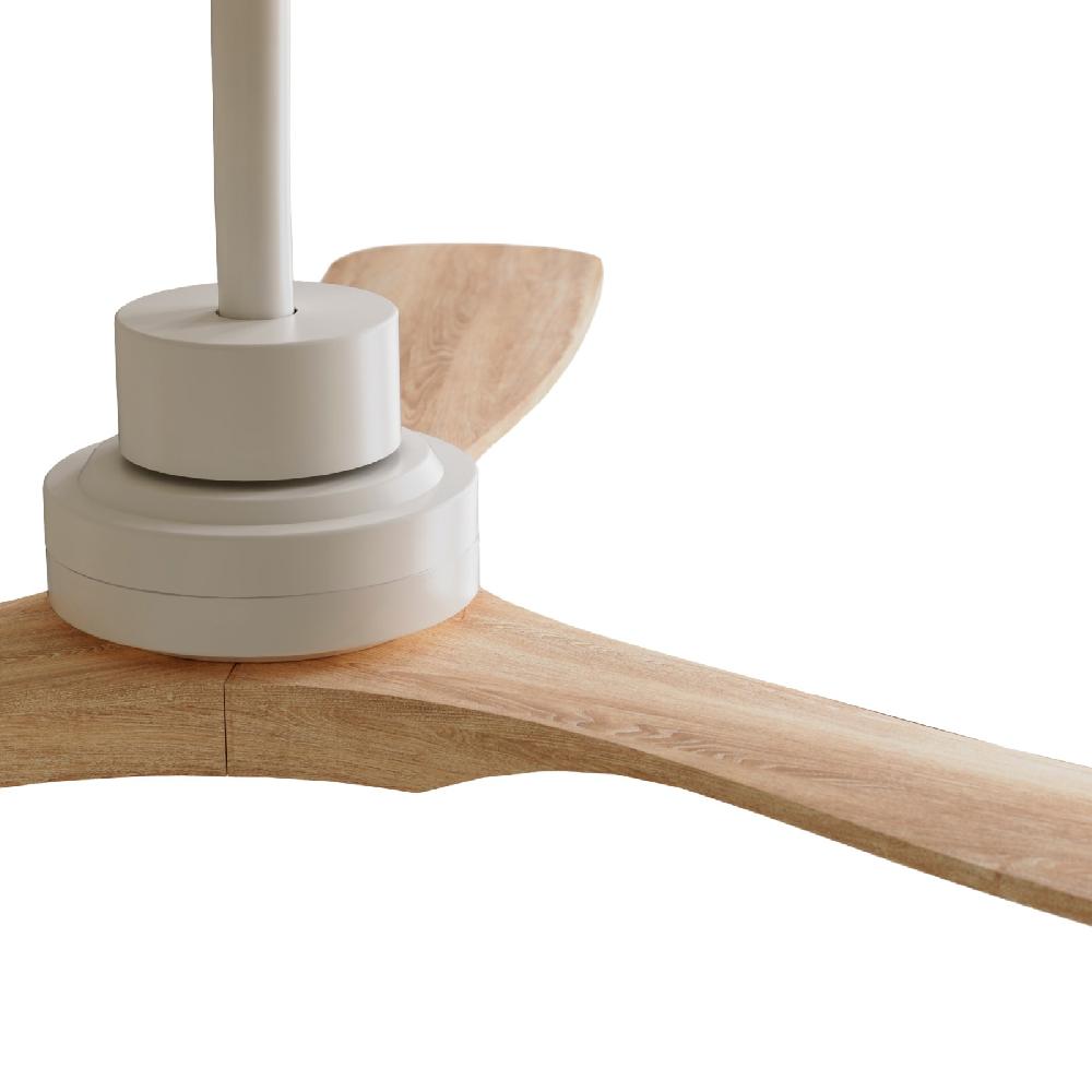 Sulion Ventilador De Techo Exterior NATI L Blanco Y Madera - Sulion