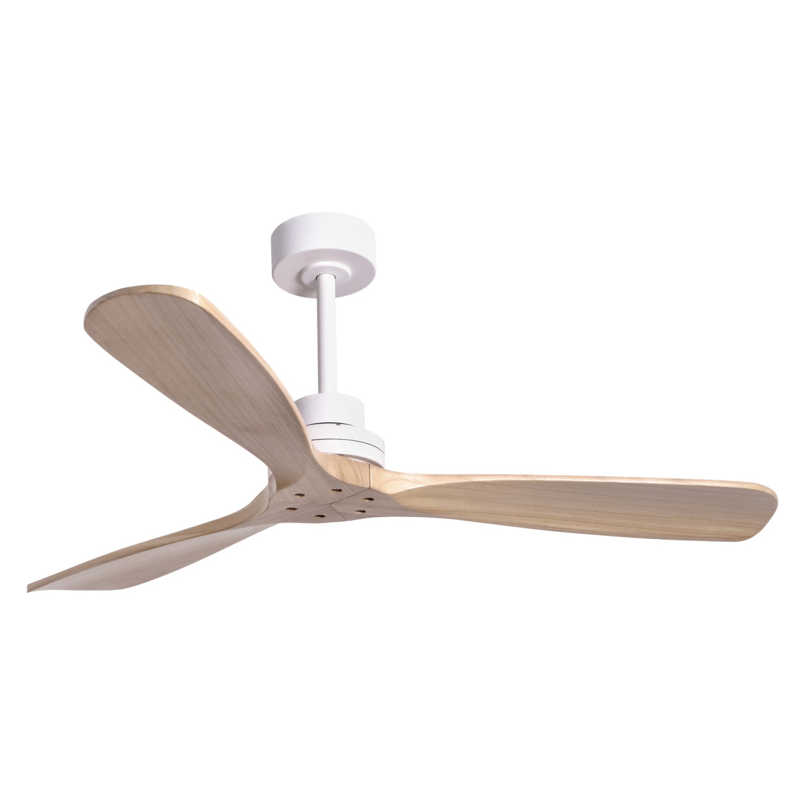 sulion Ventilador de techo exterior NATI L blanco y madera - Sulion