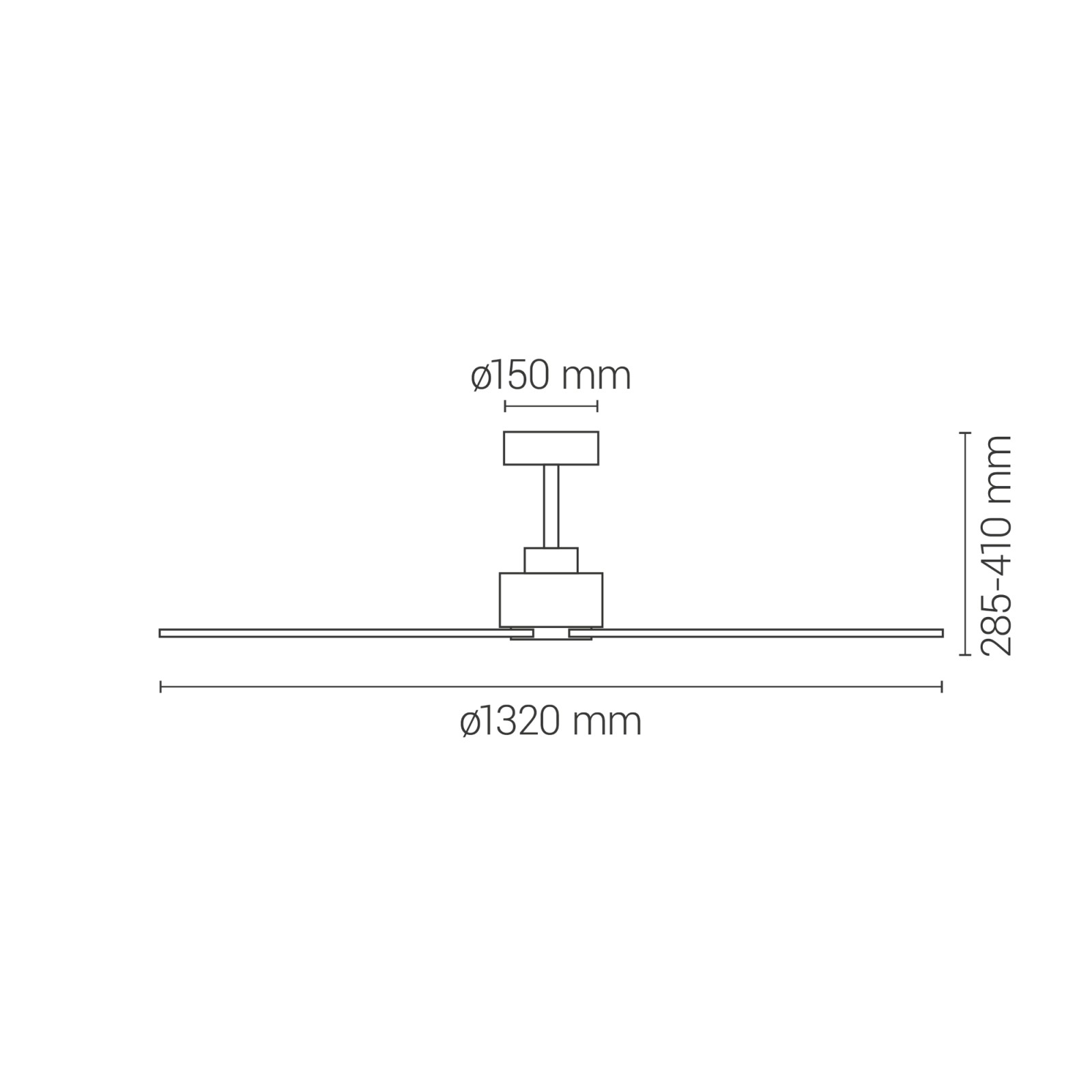 Sulion Ventilador De Techo Exterior NATI L Níquel Y Madera Oscura - Sulion