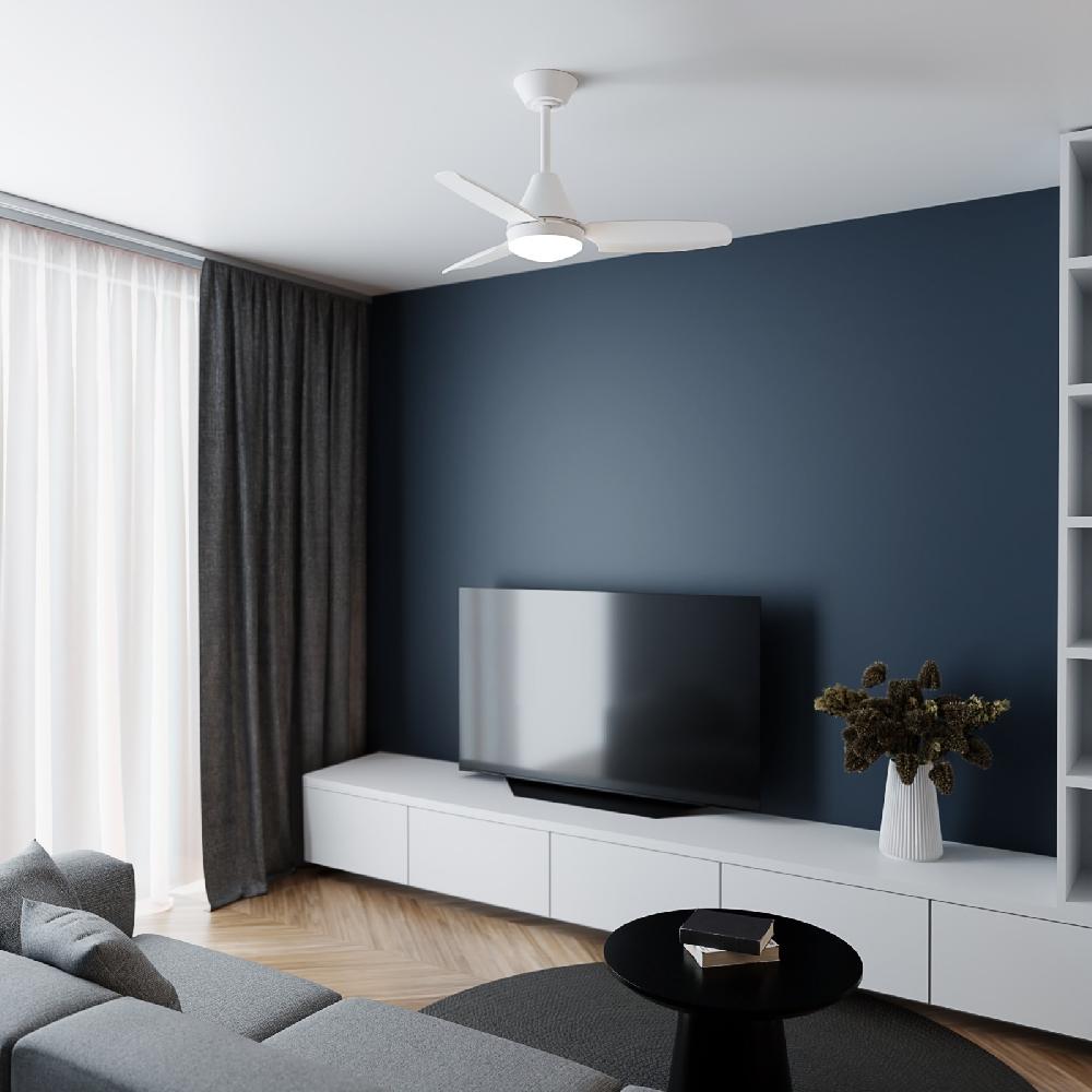 Sulion Ventilador De Techo GULL Blanco Con Luz - Sulion