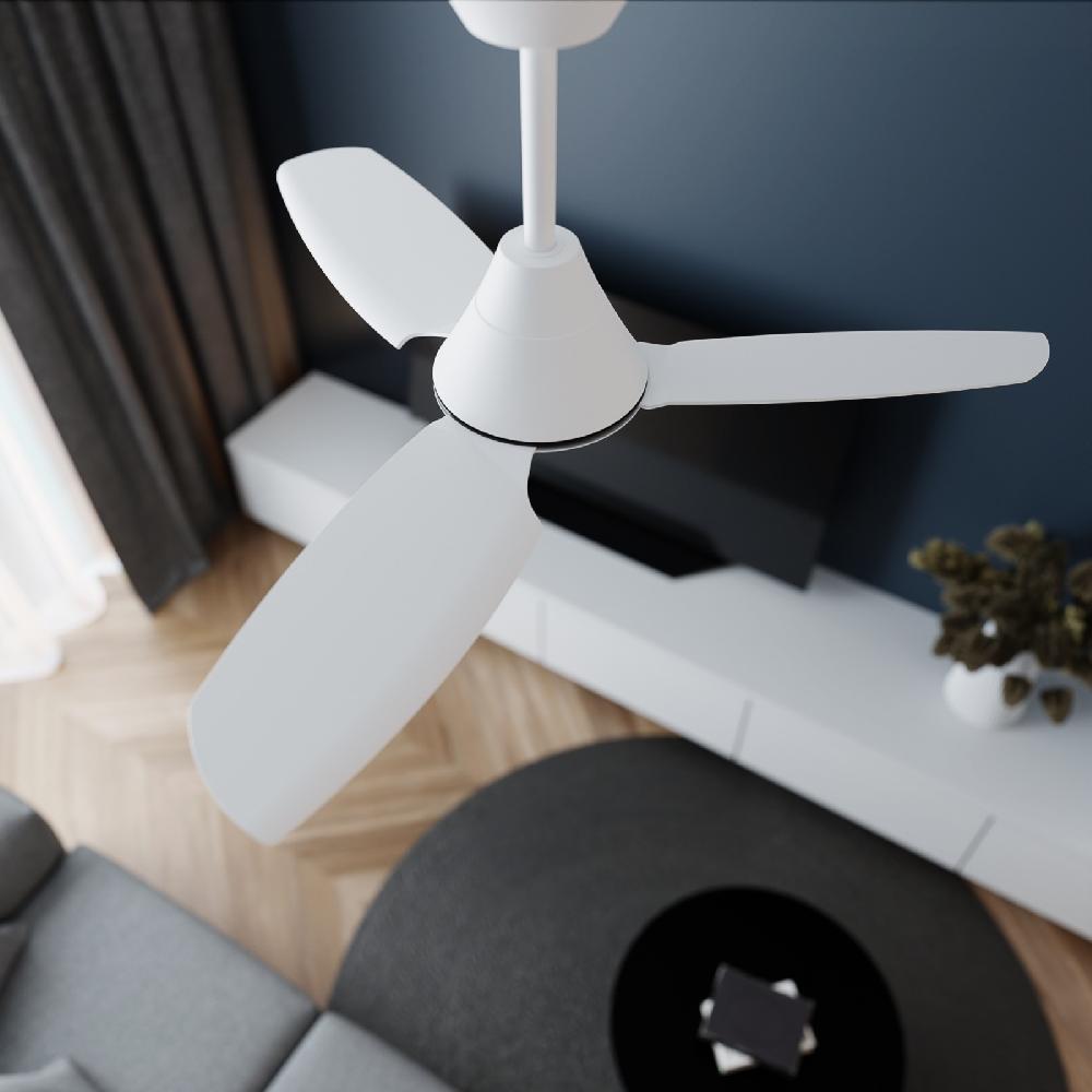 Sulion Ventilador De Techo GULL Blanco Con Luz - Sulion