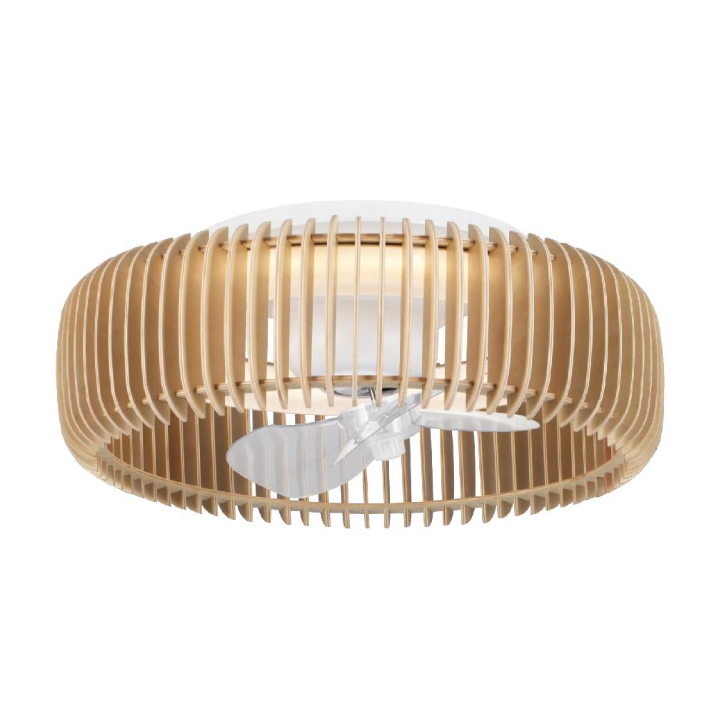 sulion Ventilador de techo modular DAYA de madera con luz - Sulion