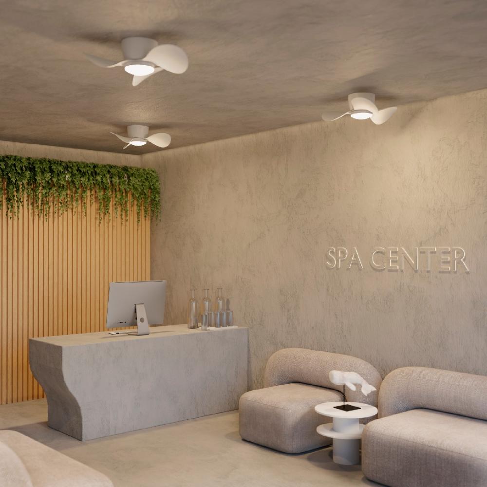 Sulion Ventilador De Techo MONTY Blanco Con Luz - Sulion