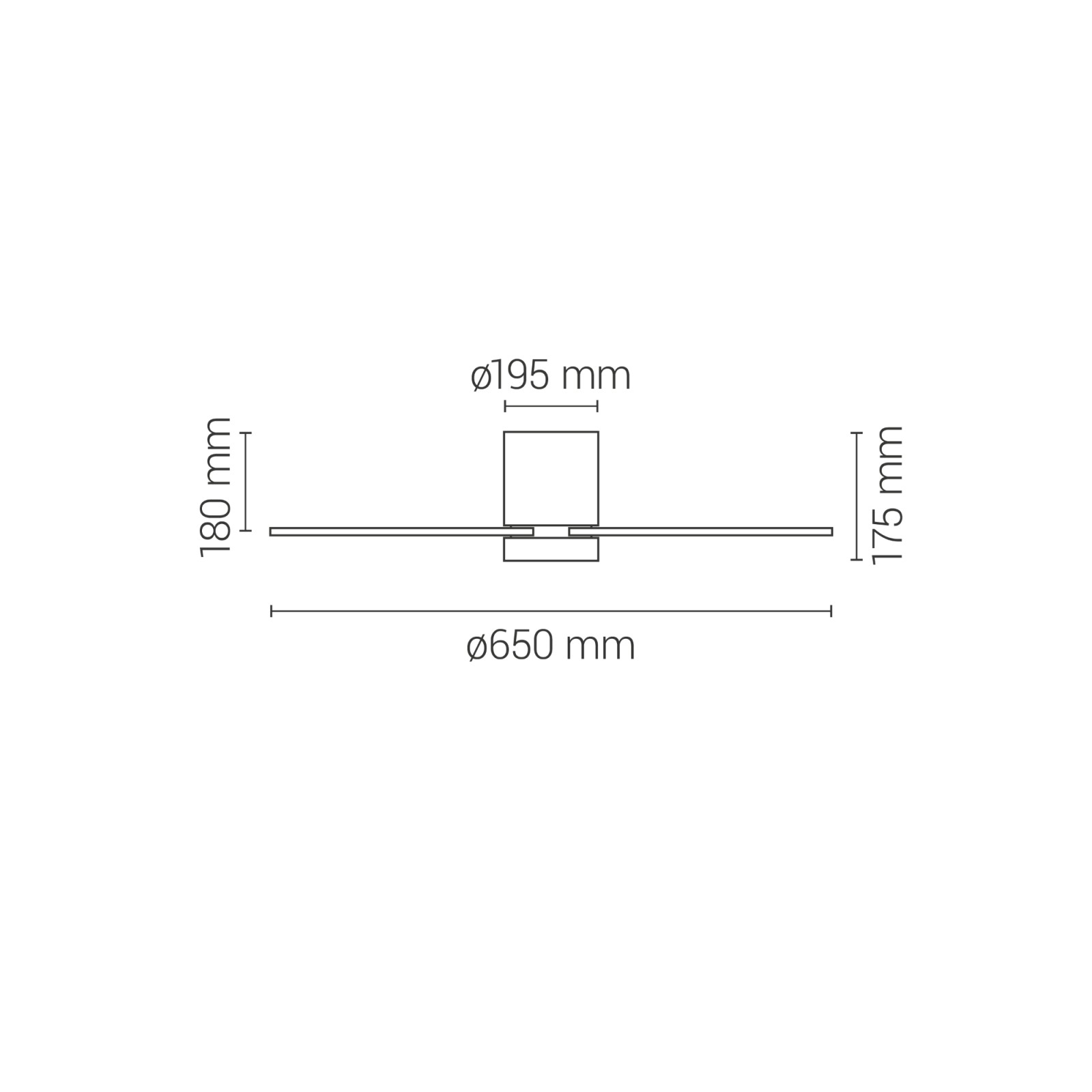 Sulion Ventilador De Techo MONTY Blanco Y Madera Con Luz - Sulion