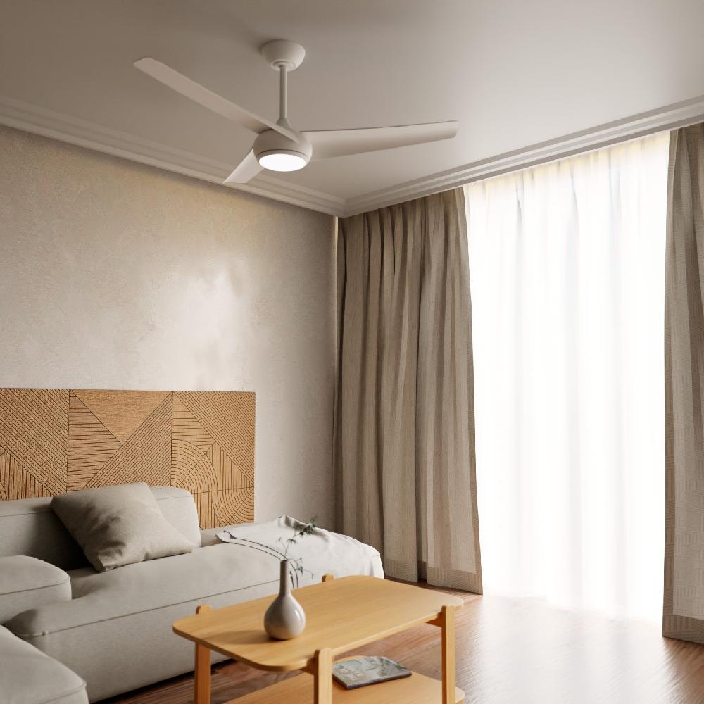 Sulion Ventilador De Techo ROBB Blanco Con Luz - Sulion