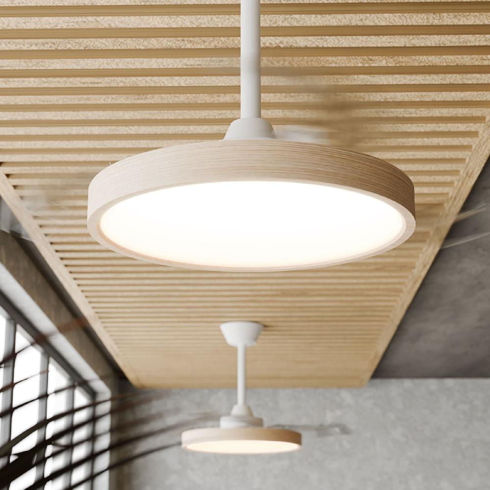 Sulion Ventilador De Techo Roble De Palas Retráctiles BOMBAY ESTILO M Sulion