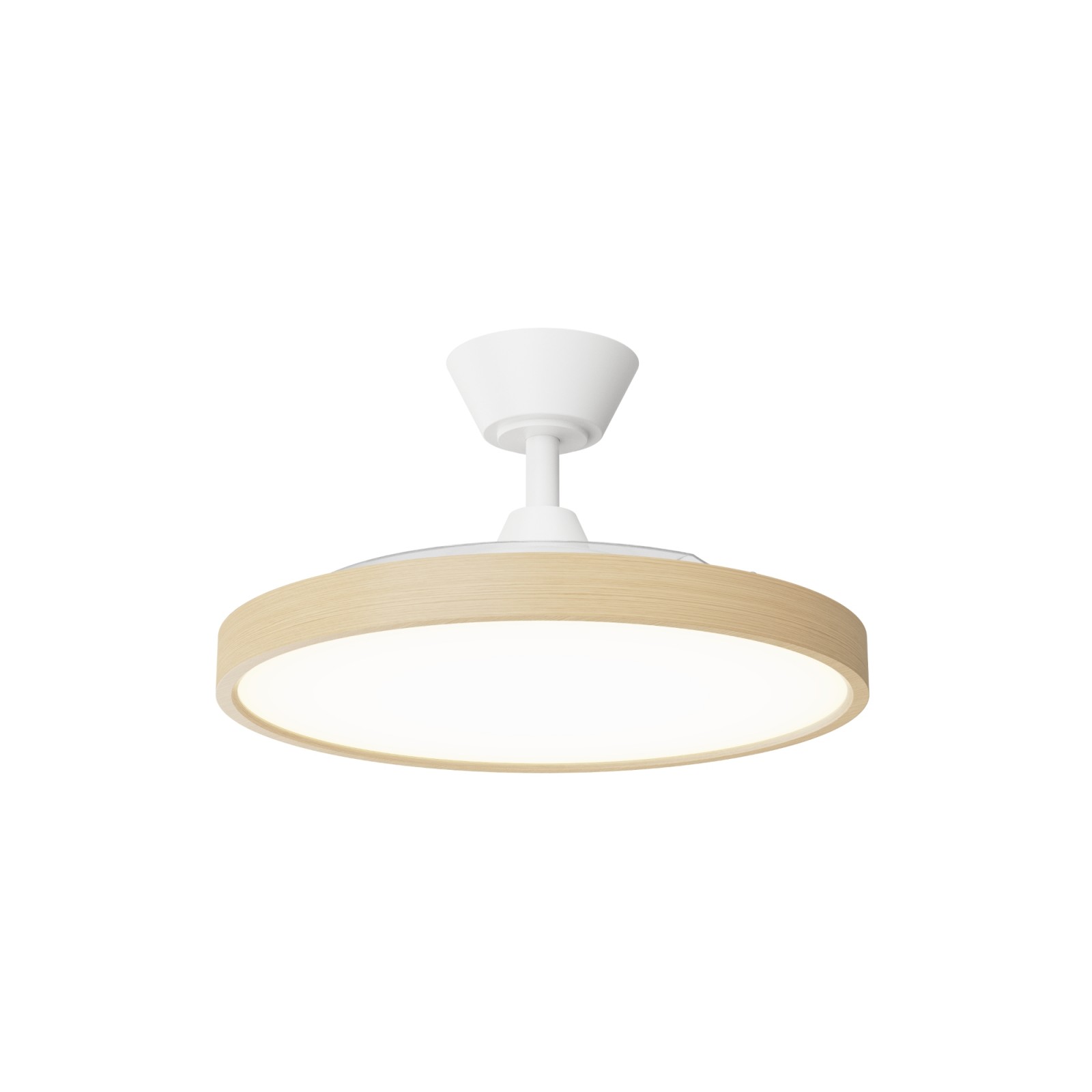 sulion Ventilador de techo roble de palas retráctiles BOMBAY ESTILO M Sulion