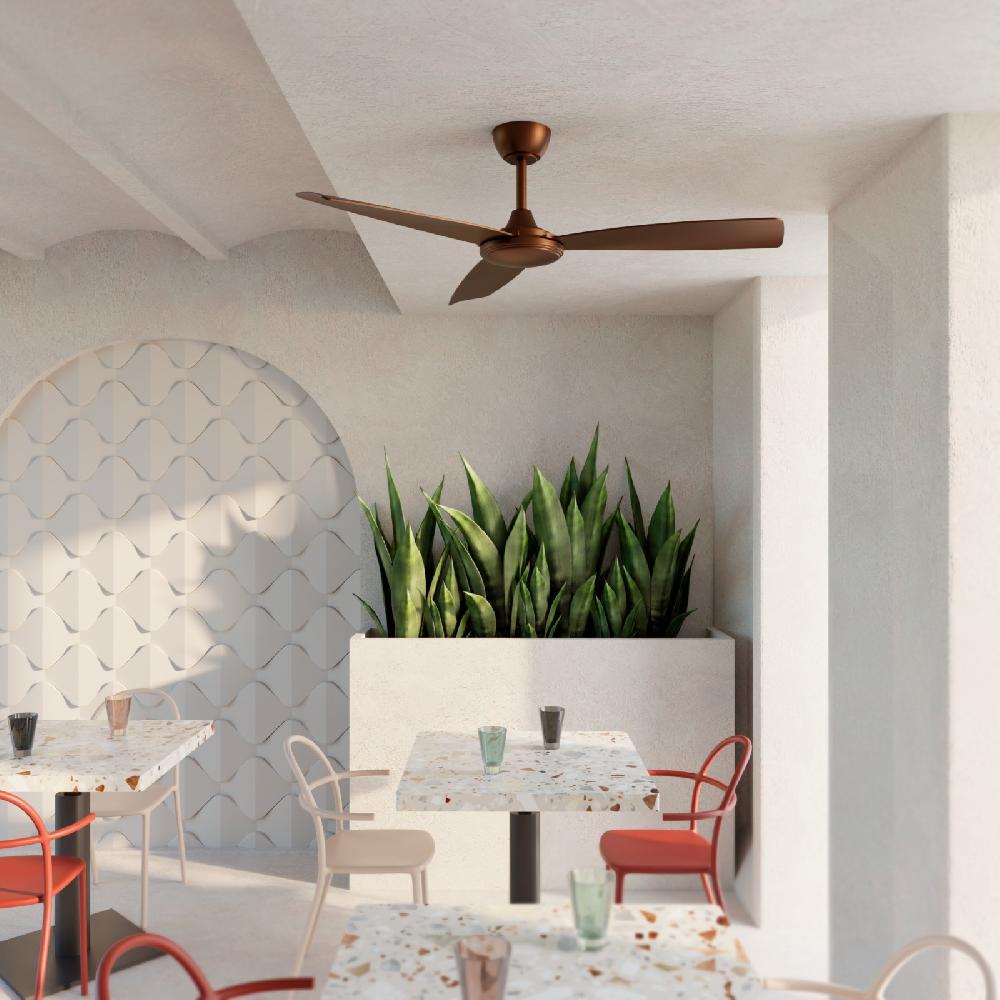 Sulion Ventilador De Techo Sin Luz LIA Marrón - Sulion