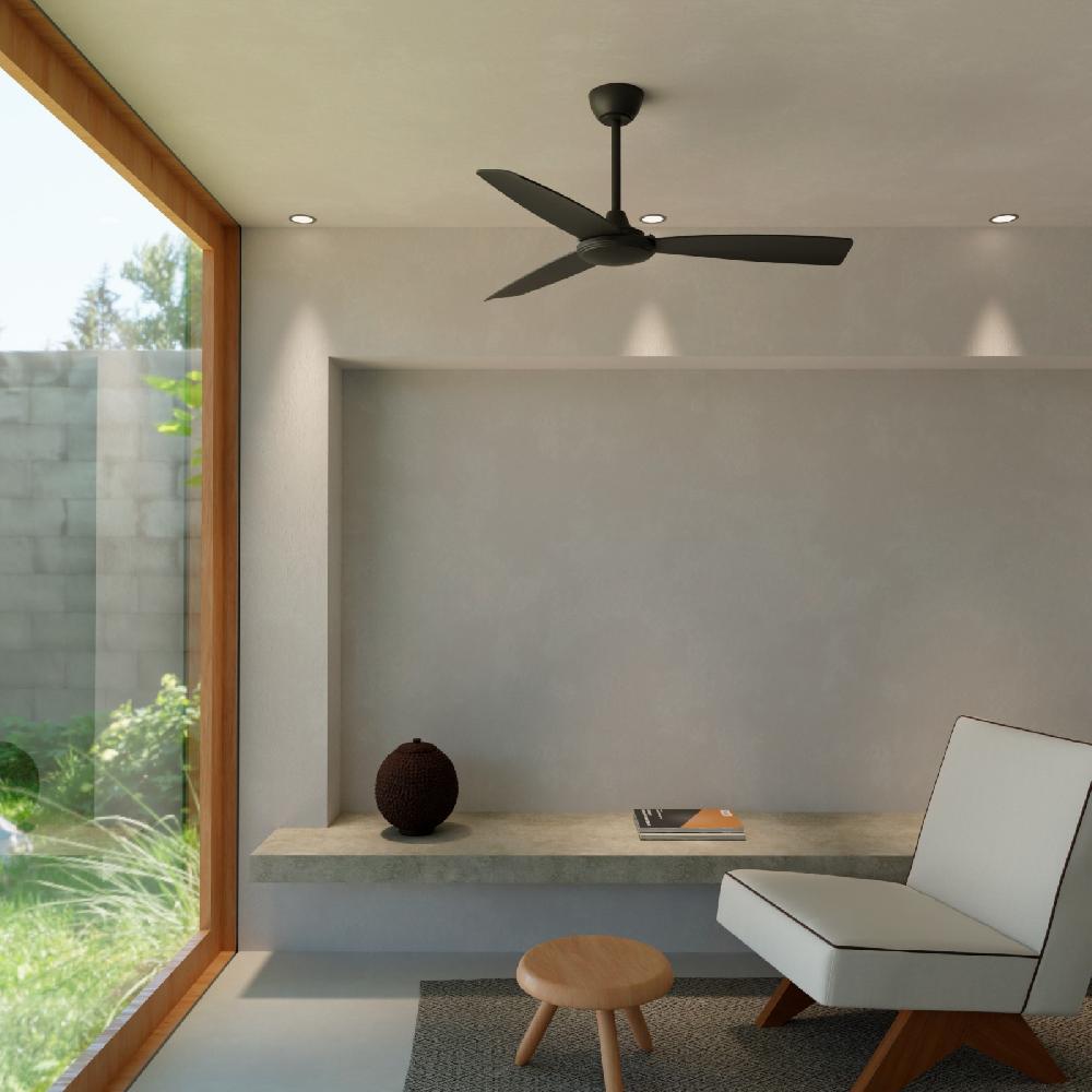 Sulion Ventilador De Techo Sin Luz LIA Negro - Sulion