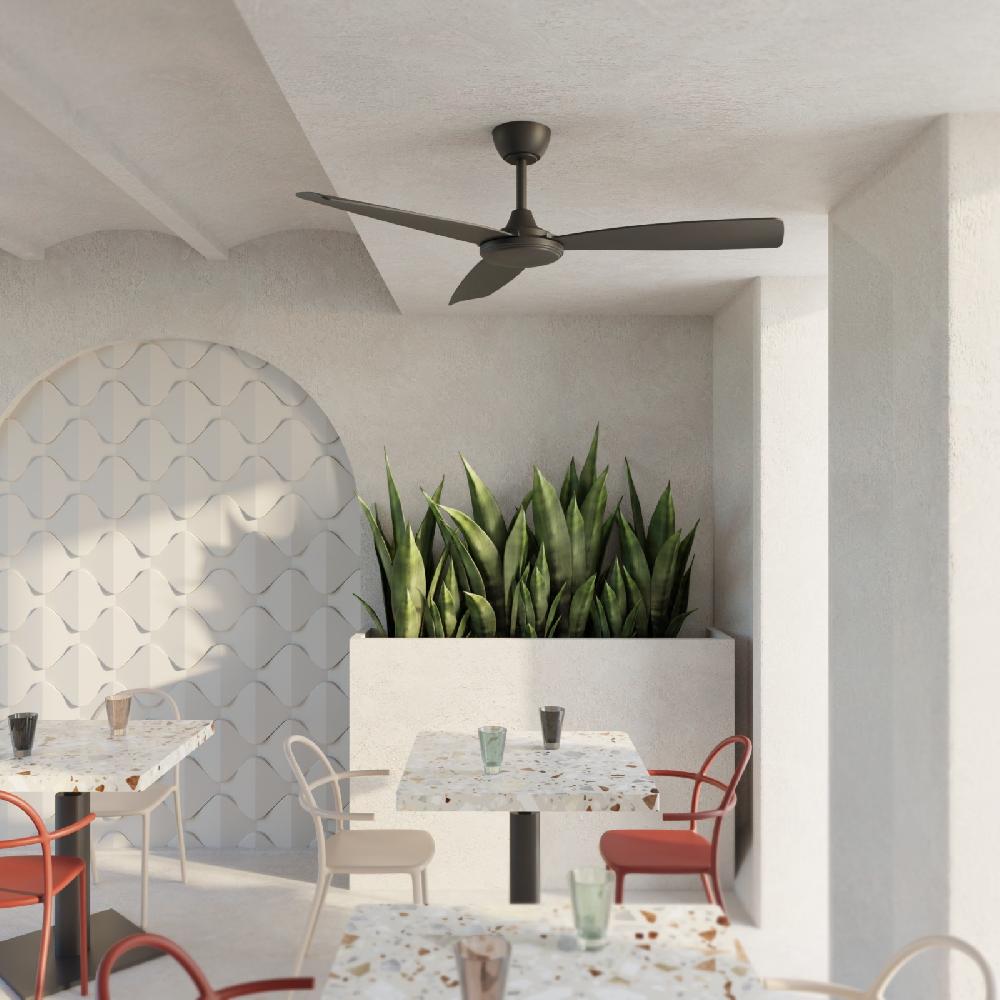 Sulion Ventilador De Techo Sin Luz LIA Negro - Sulion