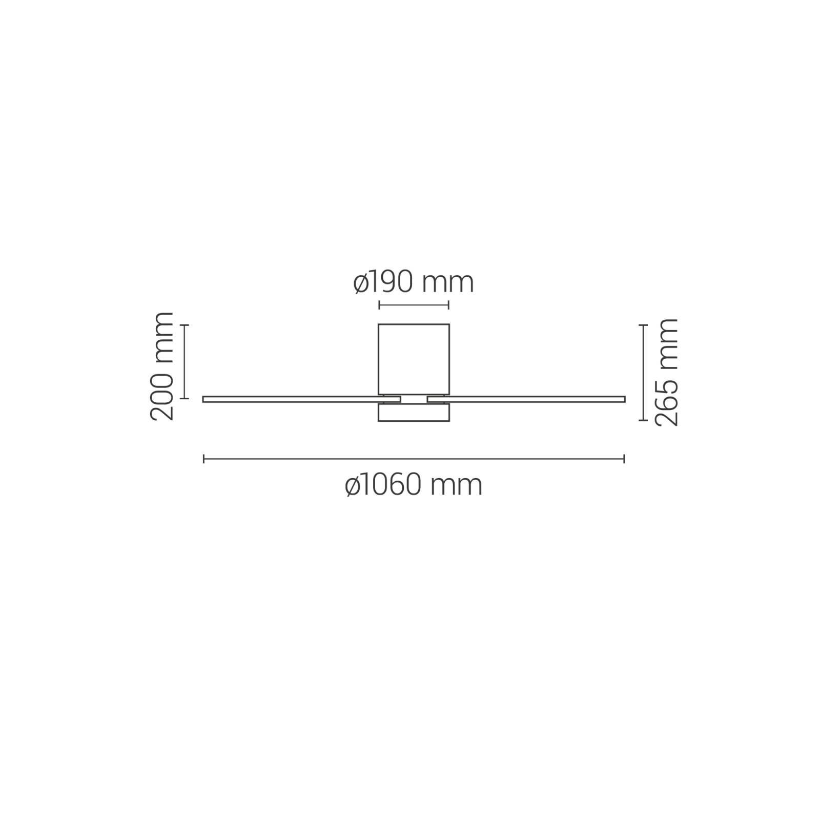 Sulion Ventilador De Techo TARO Blanco Palas Reversibles Con Luz - Sulion