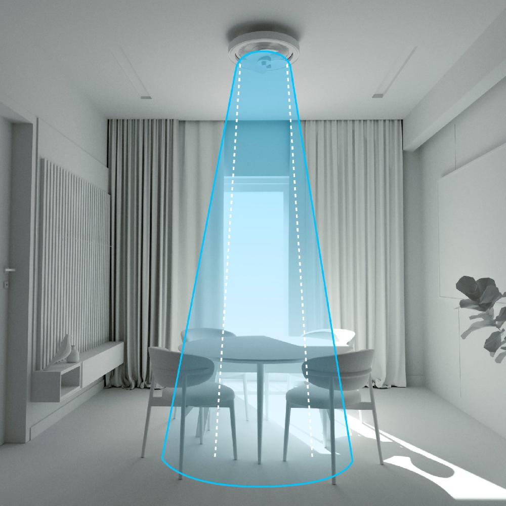 Sulion Ventilador De Techo Tipo Plafón ENKEL Blanco Con Luz - Sulion