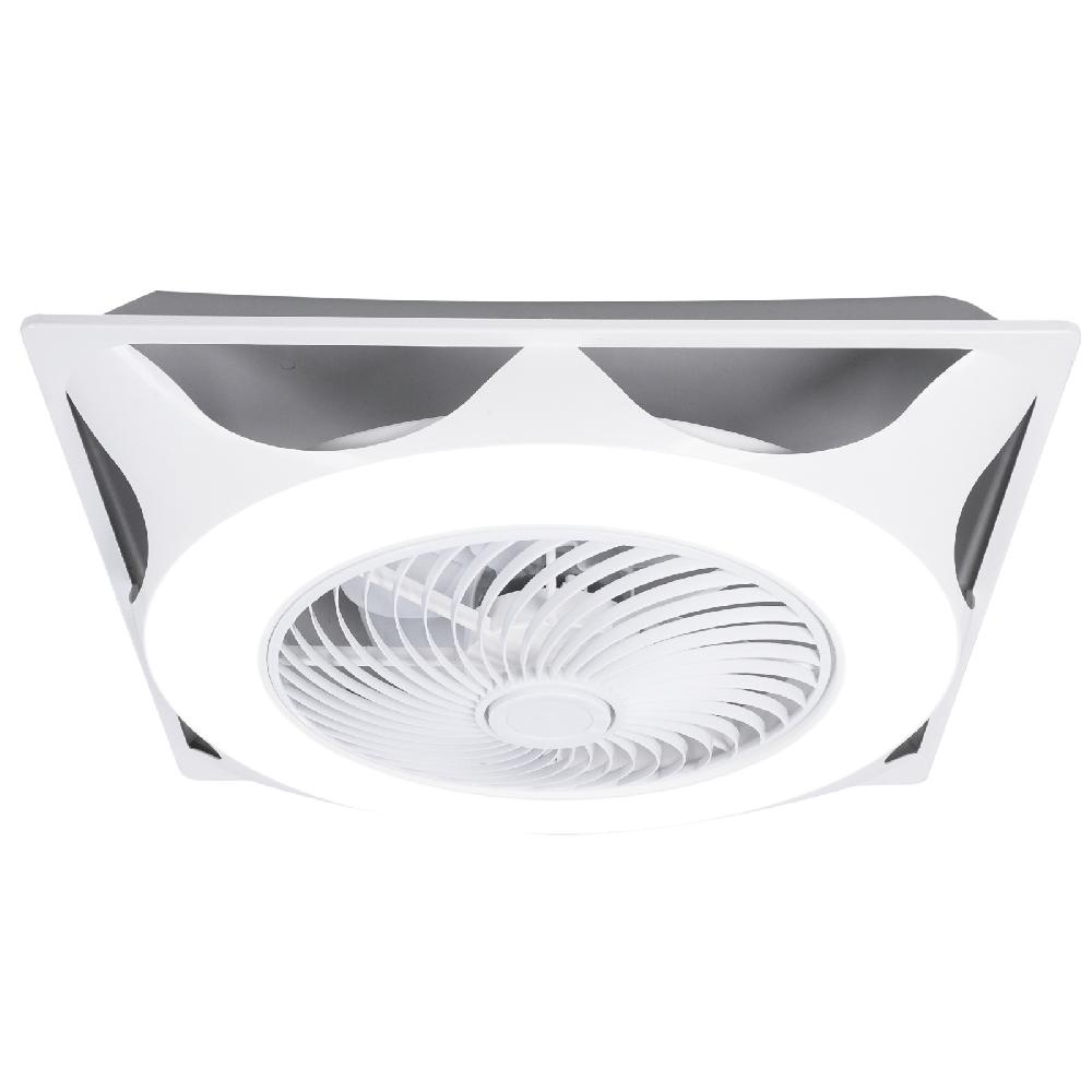 Sulion Ventilador Plafón UFO Blanco Empotrable Con Luz - Sulion