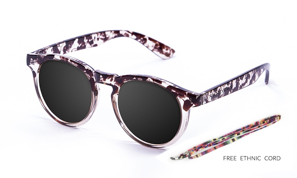 sunpers sunglasses Biarritz - Clásica / carey - dorado inferior / ahumadas