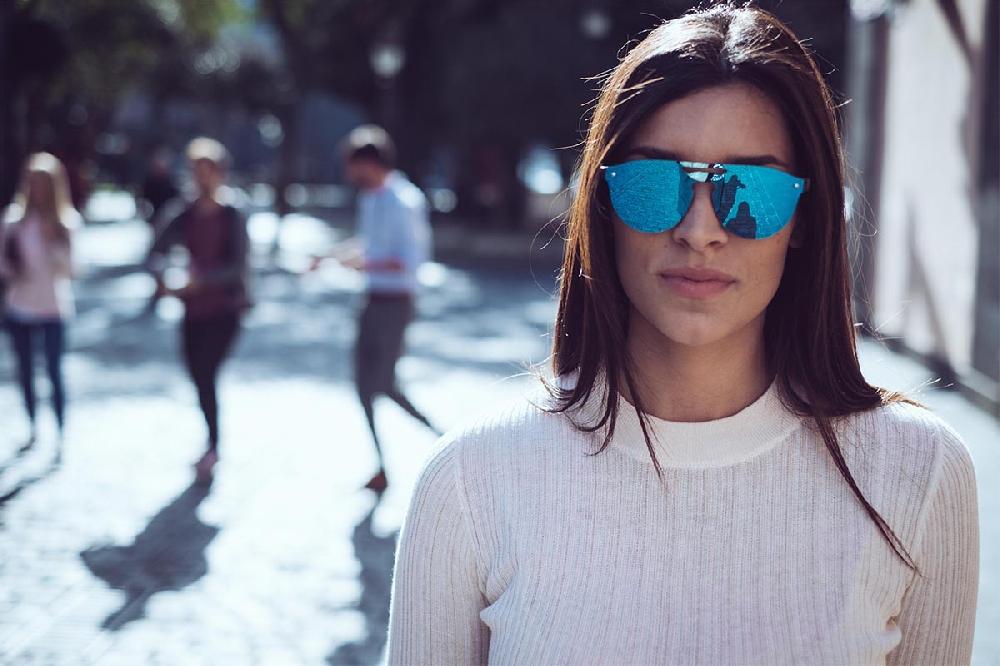 Sunpers Sunglasses Biarritz - Lente Plana / Revo / Carey - Marrón Gradiente