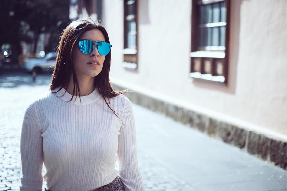 Sunpers Sunglasses Biarritz - Lente Plana / Revo / Carey - Marrón Gradiente