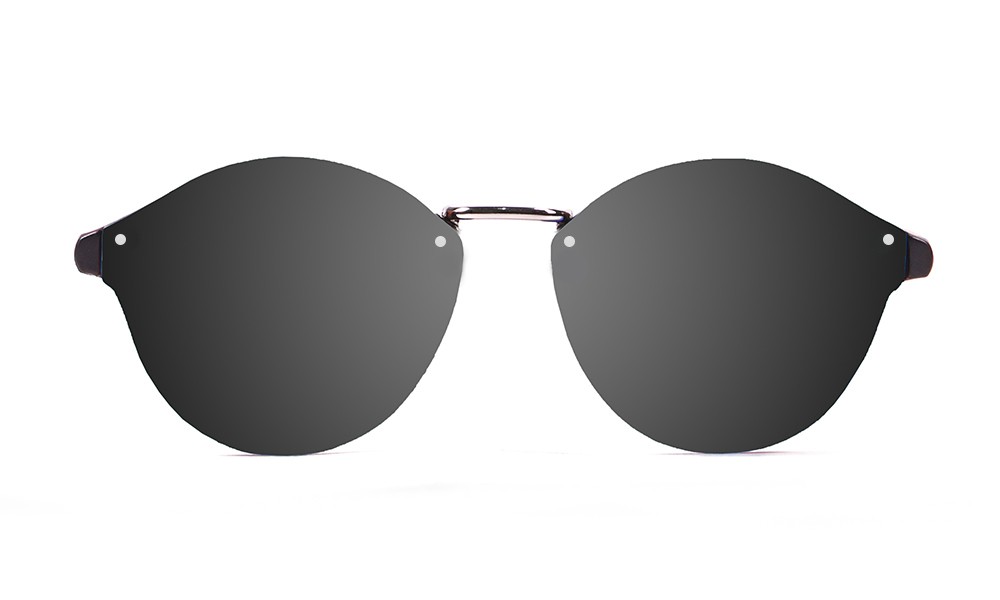 sunpers sunglasses Biarritz - Metal lente plana / carey - azul transp. inferior / ahumadas