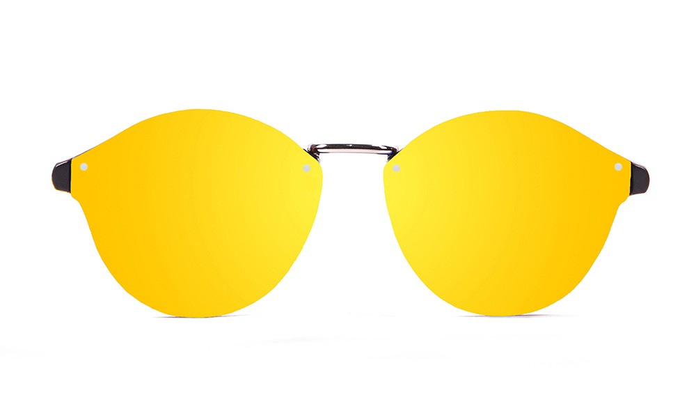 sunpers sunglasses Biarritz - Metal lente plana / carey / rojo espejo sunpers sunglasses Biarritz - Metal lente plana / carey / rojo espejo