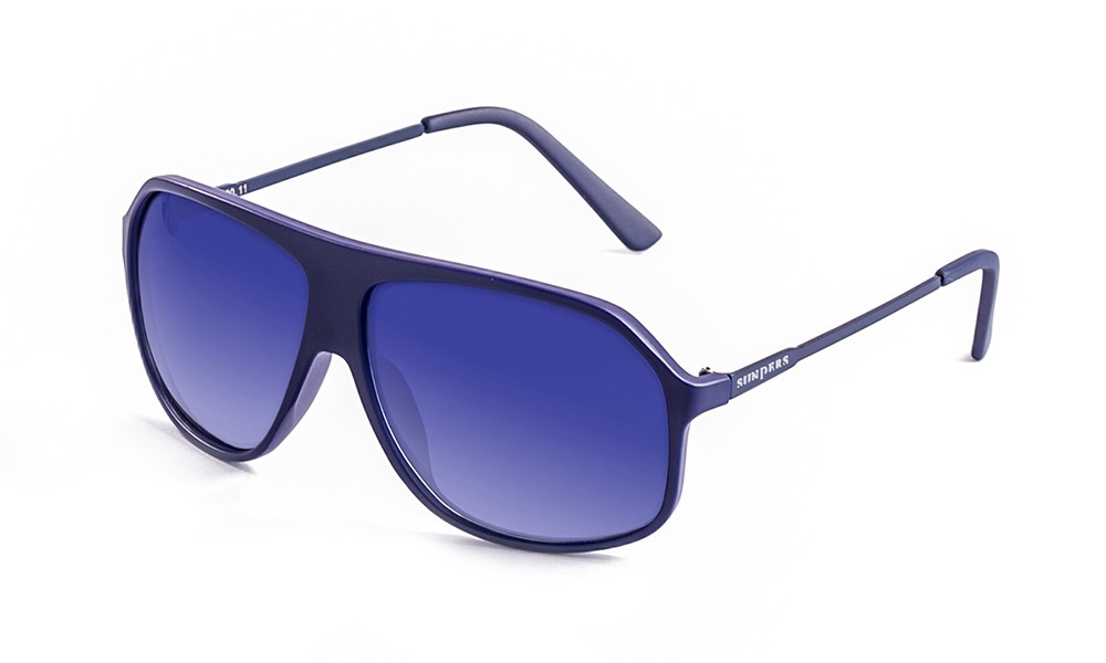sunpers sunglasses Biarritz - Miami / azul mate - gradiente azul oscuro