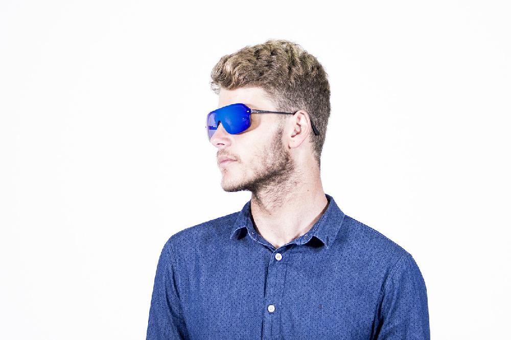 Sunpers Sunglasses Biarritz - Miami / Carey - Azul Espejo Plana