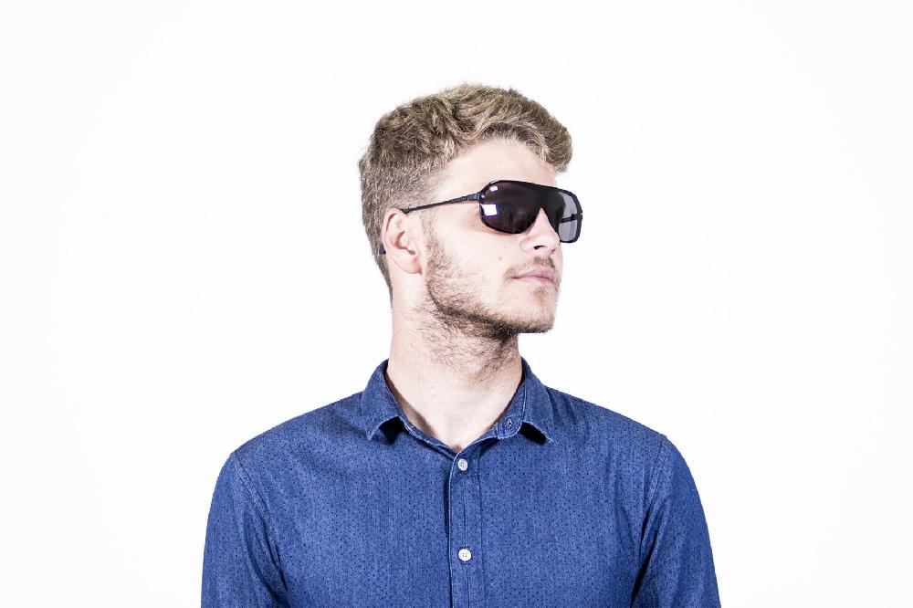 Sunpers Sunglasses Biarritz - Miami / Negro Mate - Ahumada Plana