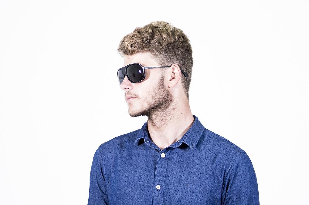 Sunpers Sunglasses Biarritz - Miami / Negro Mate - Ahumadas