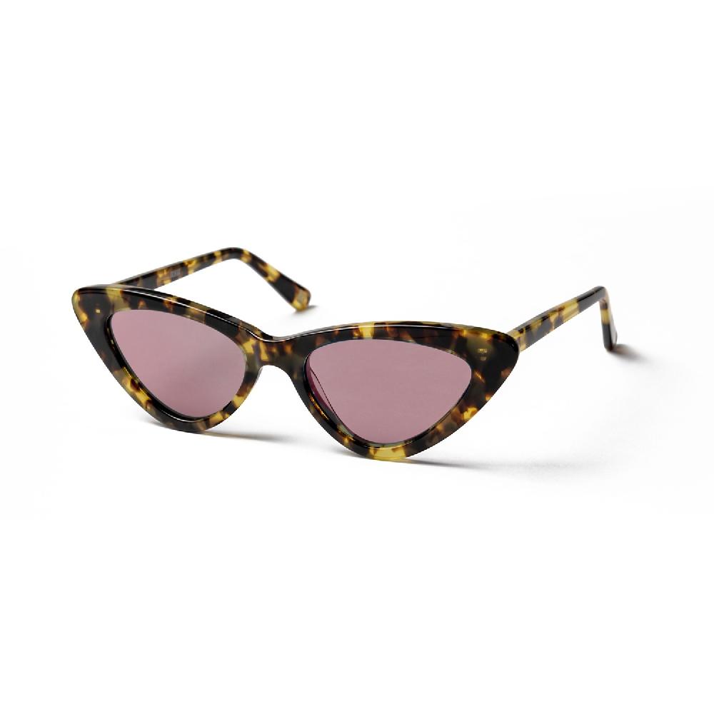 sunpers sunglasses CANDY DEMI BROWN FRAME AND RED LENS | SUNPERS SUNGLASSES
