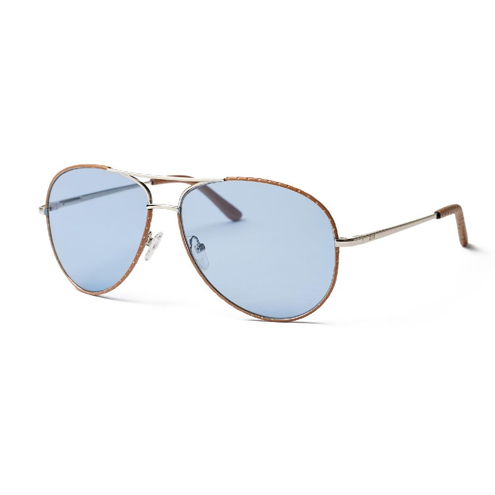 Sunpers Sunglasses FIENNES SILVER FRAME AND BLUE LENS | SUNPERS SUNGLASSES