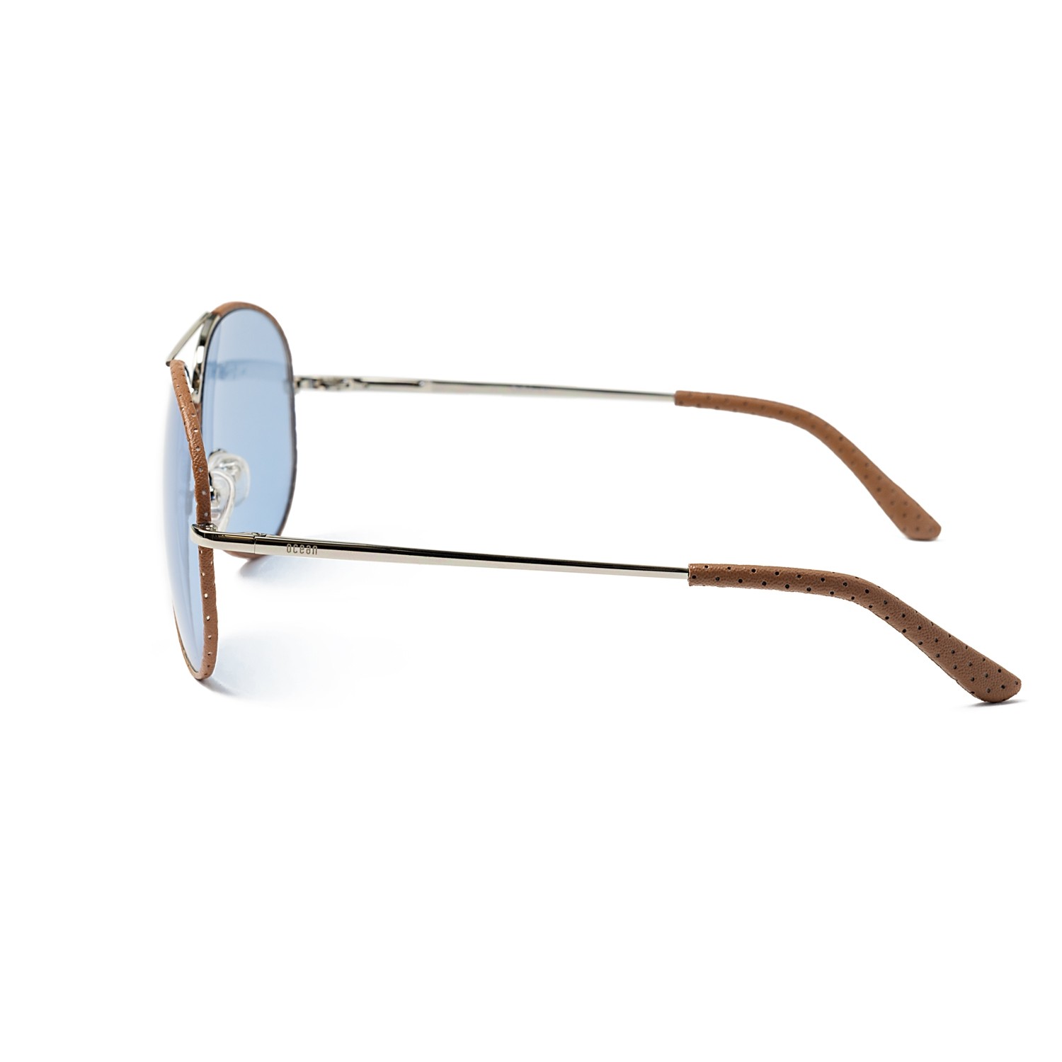 sunpers sunglasses FIENNES SILVER FRAME AND BLUE LENS | SUNPERS SUNGLASSES