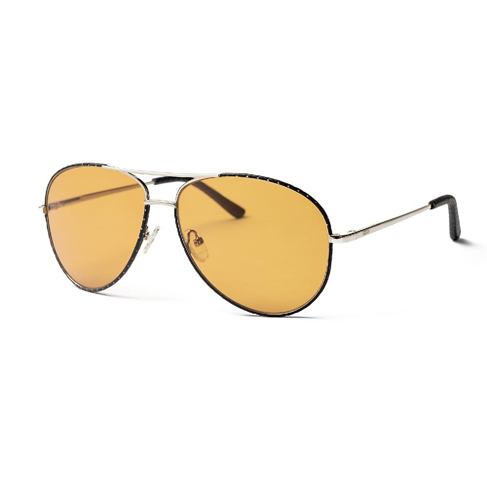 Sunpers Sunglasses FIENNES SILVER FRAME AND GOLD LENS | SUNPERS SUNGLASSES