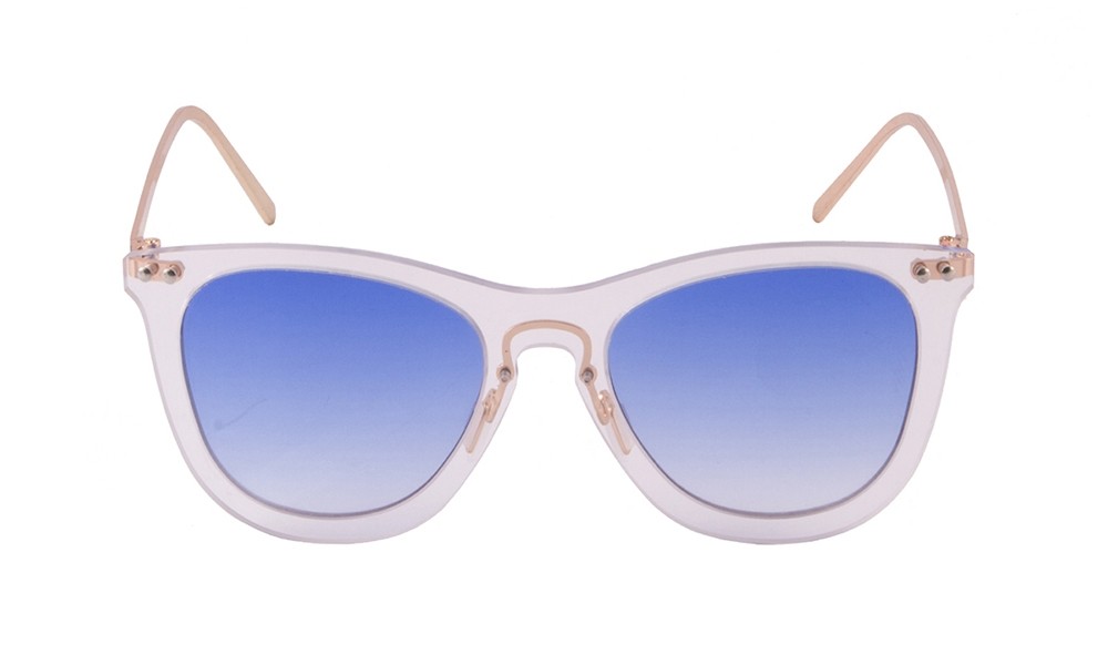 sunpers sunglasses Gafas de sol - blanco transparente/ patilla dorada metálica| SUNPERS