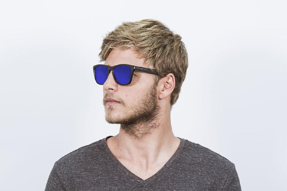 Sunpers Sunglasses Gafas De Sol - Clásica / Lente Azul Espejo | SUNPERS