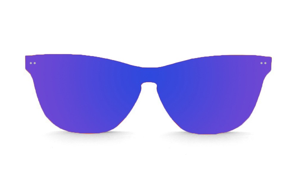 sunpers sunglasses Gafas de sol - dorado metálico / lente plana azul oscuro | SUNPERS