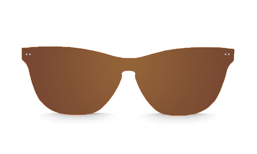 sunpers sunglasses Gafas de sol - dorado metálico / lente plana marrón | SUNPERS