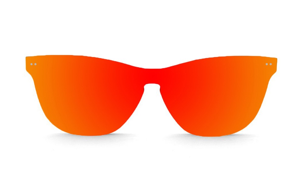 sunpers sunglasses Gafas de sol - dorado metálico / lente plana rojo | SUNPERS