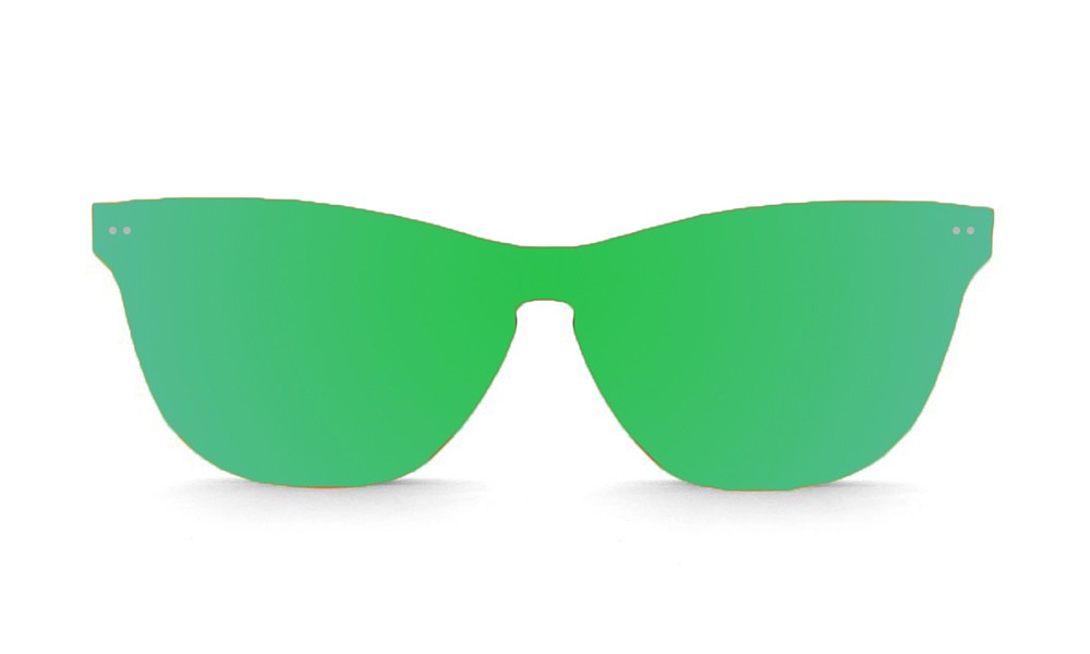 Sunpers Sunglasses Gafas De Sol - Dorado Metálico / Lente Plana Verde | SUNPERS