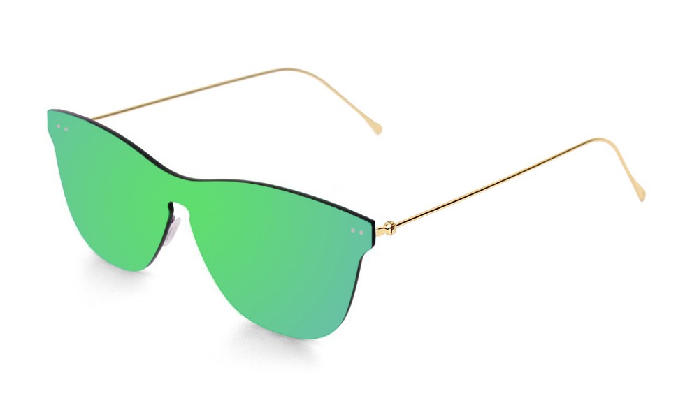 sunpers sunglasses Gafas de sol - dorado metálico / lente plana verde | SUNPERS