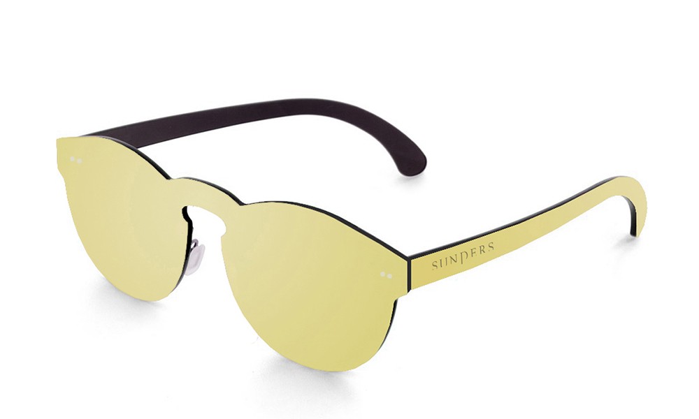 Sunpers Sunglasses Gafas De Sol - Lente Plana Espacial Dorada | SUNPERS