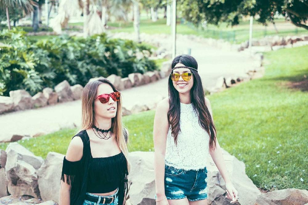 Sunpers Sunglasses Gafas De Sol – Lente Plana Espacial / Dorada | SUNPERS