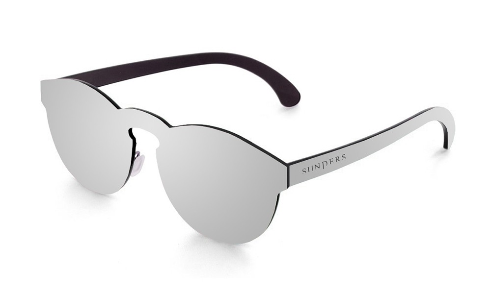 Sunpers Sunglasses Gafas De Sol - Lente Plana Espacial Plateada | SUNPERS