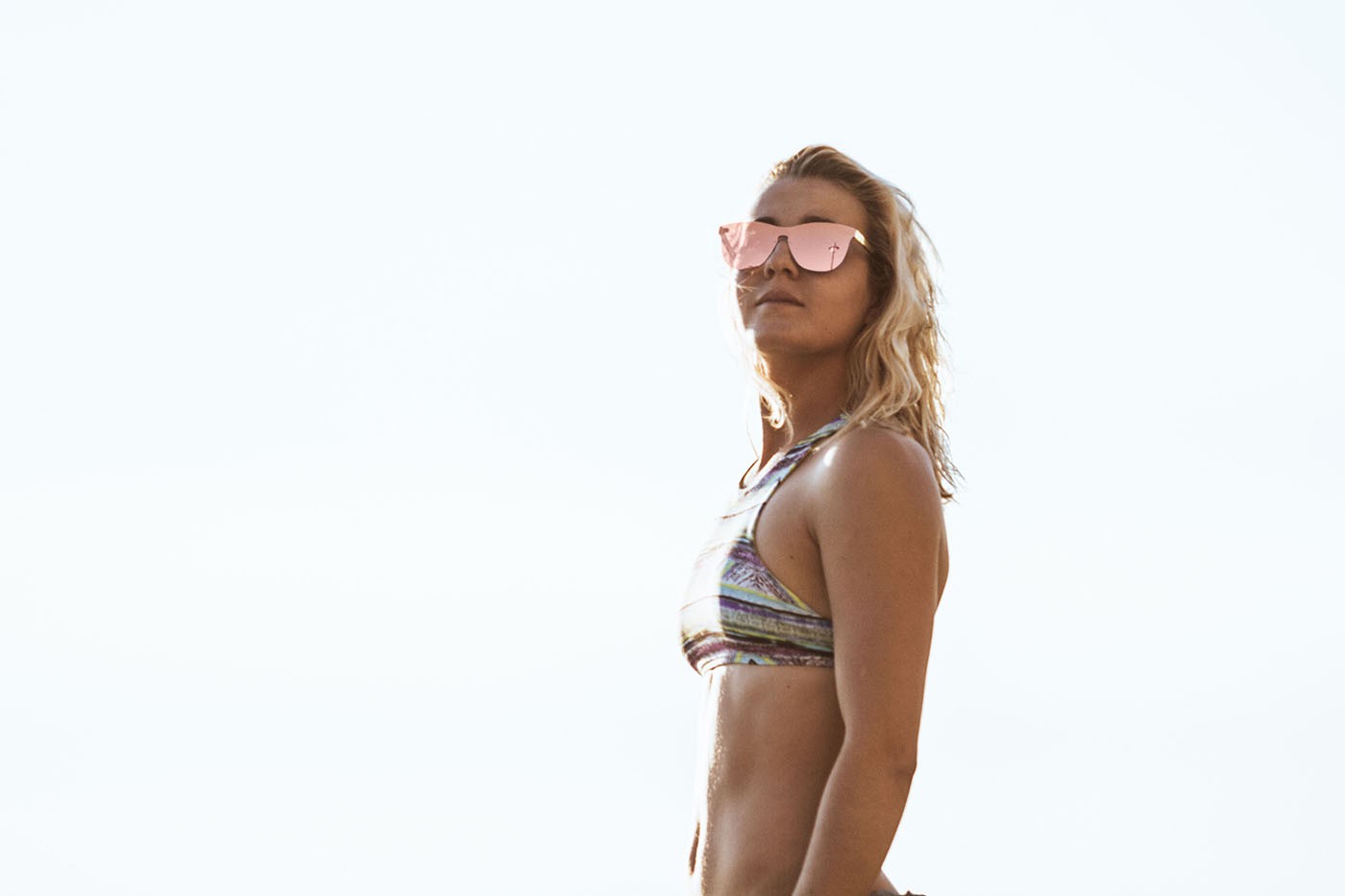 Sunpers Sunglasses Gafas De Sol – Lente Plana Espacial / Rosa | SUNPERS