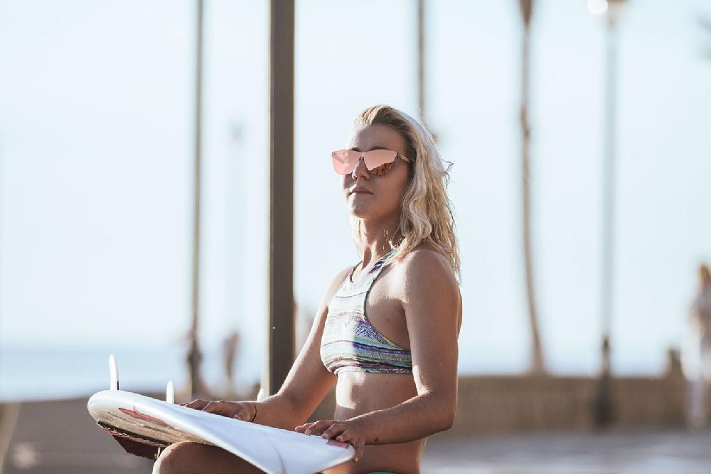 Sunpers Sunglasses Gafas De Sol – Lente Plana Espacial / Rosa | SUNPERS