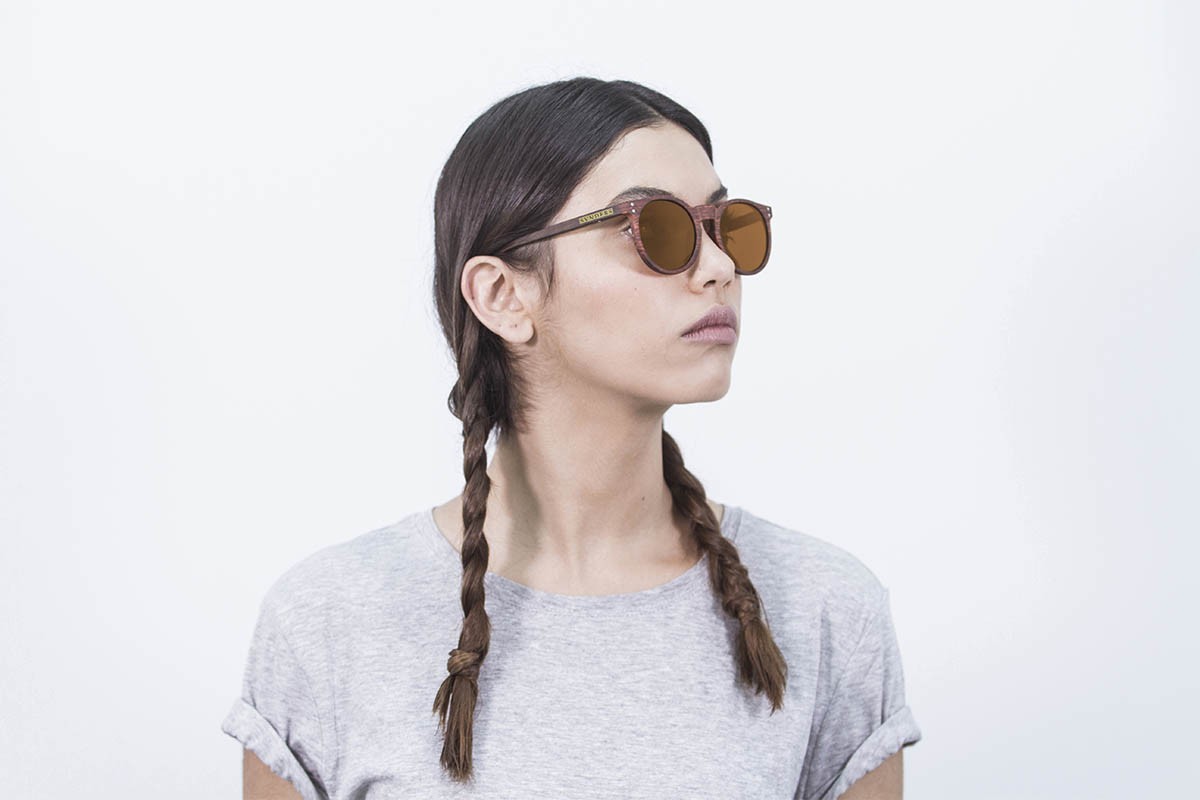 Sunpers Sunglasses Gafas De Sol - Madera / Marrón Oscuro / Lente Marrón | SUNPERS