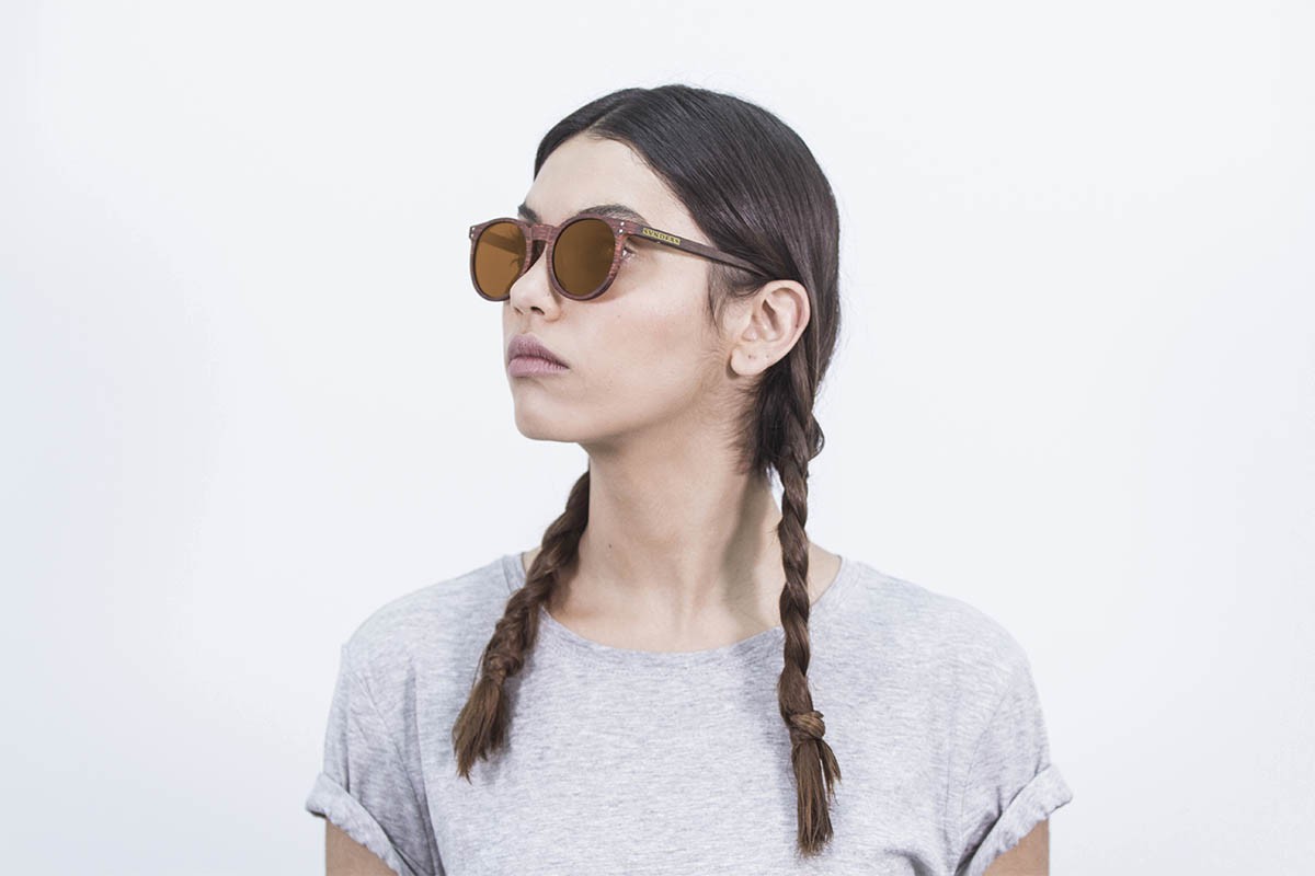 Sunpers Sunglasses Gafas De Sol - Madera / Marrón Oscuro / Lente Marrón | SUNPERS